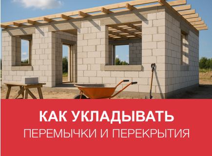 Перемычки и перекрытия: секреты газобетонного дома